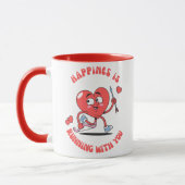 Mug Saint-Valentin pour les amateurs de remise en form (Gauche)