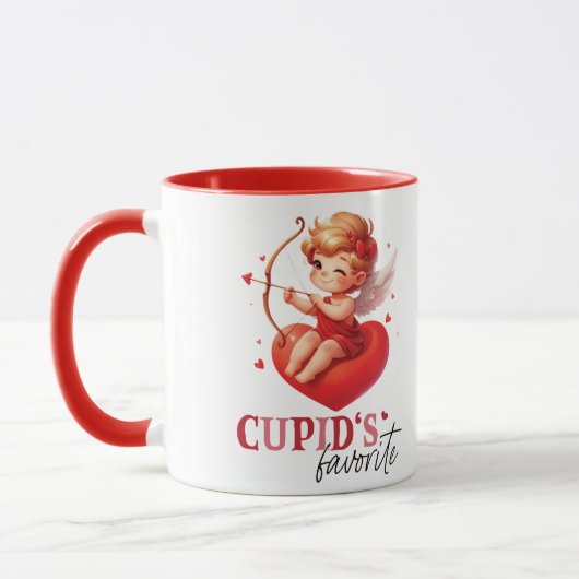 Mug Saint Valentin préféré de Cupid (Gauche)