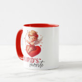 Mug Saint Valentin préféré de Cupid (Devant gauche)