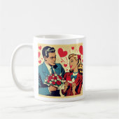 Mug Saint Valentin Rétro et Impertinent (Gauche)