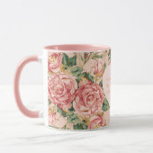 Mug Saint-Valentin romantique avec de belles roses (Gauche)