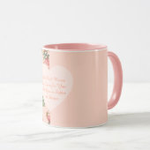 Mug Saint-Valentin romantique avec de belles roses (Devant droit)