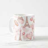 Mug Saint-Valentin Romantique Parisien (Devant gauche)