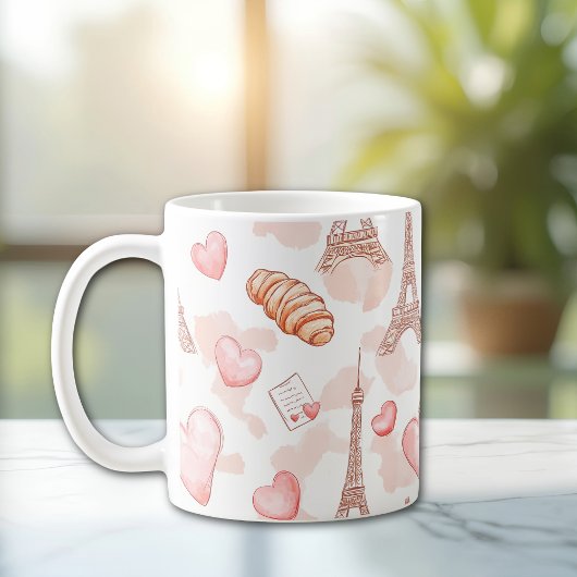 Mug Saint-Valentin Romantique Parisien
