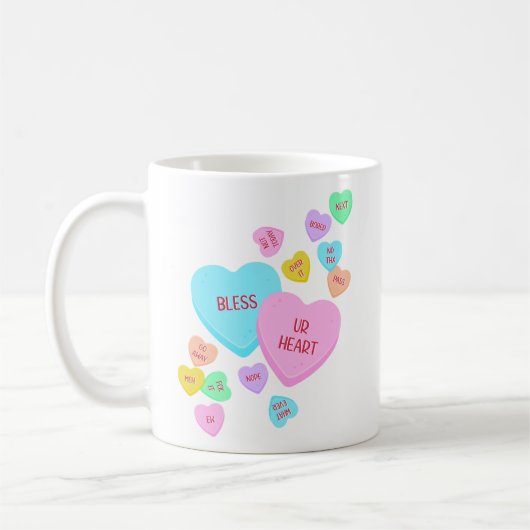 Mug Saint-Valentin sarcastique (Gauche)