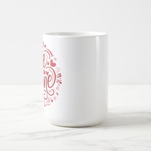 Mug Saint Valentin "Soyez à moi" Typographie Design (Centre)
