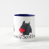 Mug Saint-Valentin Terrier Écossais (Centre)