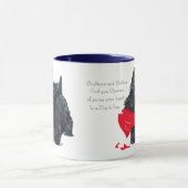 Mug Saint-Valentin Terrier Écossais (Centre)