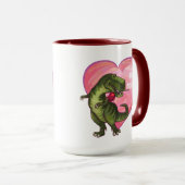 Mug Saint Valentin Tyrannosaurus (Devant droit)