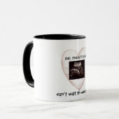 Mug Saint Valentin Ultrasound Nouveau papa (Devant gauche)