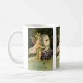 Mug Saint-Valentin victorien, oiseaux de l'amour d'ang (Gauche)
