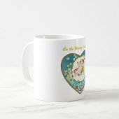 Mug Saint-Valentin victorien sur les anges des cadeaux (Devant gauche)
