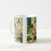 Mug Saint Valentin victorienne vintage, Angel Hearts (Devant gauche)