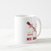 Mug Saint Valentin Vous avez gagné mon coeur (Devant droit)