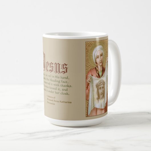 Mug Saint-Veronica de Jérusalem (JM 60; Style 1) (Devant droit)