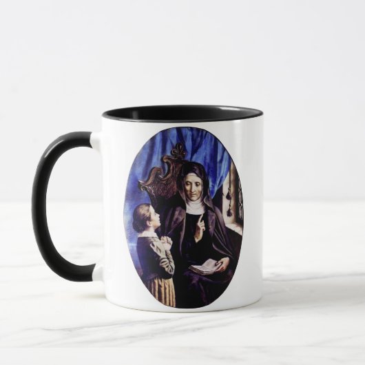 Mug Sainte Angèle Merici Patronne des Éducateurs et (Gauche)