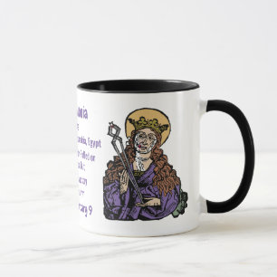 Mug Sainte Apollonie avec dent arrachée (Nuremberg)