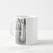 Mug Sainte-Barbe de la Tour Art Graphique Sacré (Devant gauche)