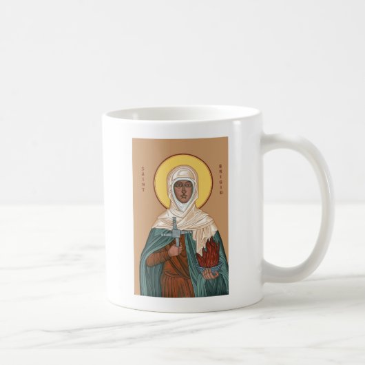 Mug Sainte-Brigide avec feu Saint et Croix (Droite)