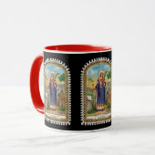 Mug Sainte Catherine d'Alexandrie en robe égyptienne (Devant gauche)
