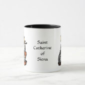 Mug Sainte Catherine de Sienne avec Coeur Crucifix (Centre)