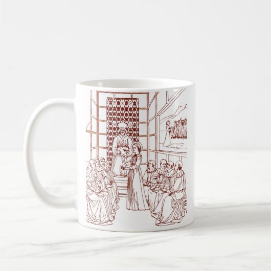 Mug Sainte Catherine disputant avec des érudits par Ma (Gauche)