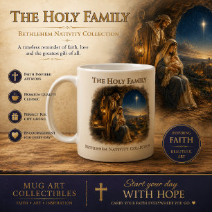 Mug Sainte Famille à la Crèche de Bethléem Nativité Ch