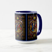 Mug Sainte Famille "Vitrail" (Devant droit)