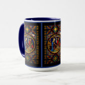 Mug Sainte Famille "Vitrail" (Devant gauche)