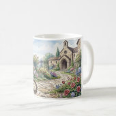Mug Sainte Thérèse dans le jardin du couvent (Devant droit)
