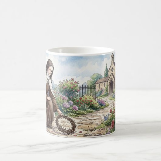 Mug Sainte Thérèse dans le jardin du couvent (Centre)