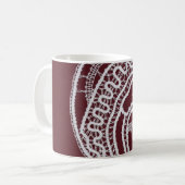 Mug Sainte Vierge Marie, dentelle (Devant gauche)