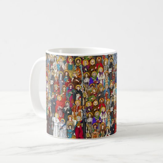 Mug Saints, All saints, Catholic Saints (Devant gauche)