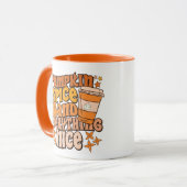 Mug Saison Automne "Citrouille Spice & Everything Nice (Devant gauche)