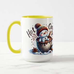 Mug Saison Chocolat Chaud Bonhomme de Neige 