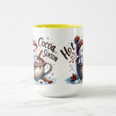 Mug Saison Chocolat Chaud Bonhomme de Neige (Centre)