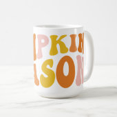 Mug Saison citrouille (Devant droit)