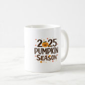 Mug Saison citrouille 2025, Automne Automne, Thanksgiv (Devant droit)