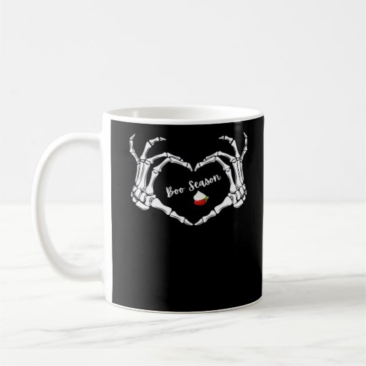Mug Saison classique Skeleton Hand Heart (Gauche)