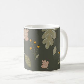 Mug Saison d'automne avec Feuille et Plante
