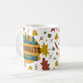 Mug Saison d'automne Mon saison préférée Saison super  (Devant gauche)