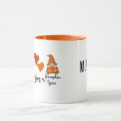 Mug Saison d'automne "Peace Love and Citrouille Spice" (Centre)