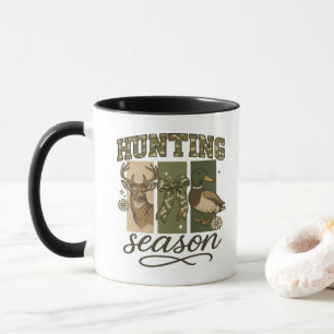 Mug Saison de chasse coquette camouflage pour cerfs et