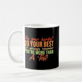 Mug Saison de jour pour les enseignants Vous êtes plus (Gauche)