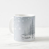 Mug Saison de la joie Arbres d'hiver (Devant gauche)