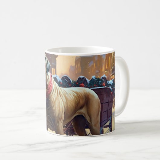 Mug Saison de Noël de Bullmastiff (Devant droit)
