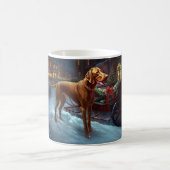 Mug Saison de Noël de Vizsla (Centre)