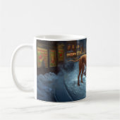 Mug Saison de Noël de Vizsla (Gauche)