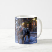 Mug Saison de Noël des bovins australiens (Devant droit)