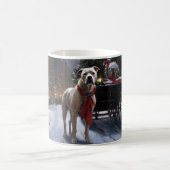 Mug Saison de Noël du American Staffordshire (Centre)